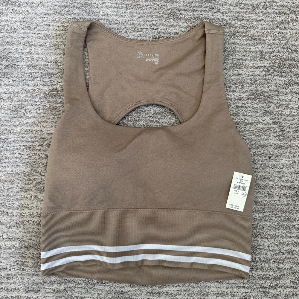 Offline by Aerie Longline Seamless Sports Bra